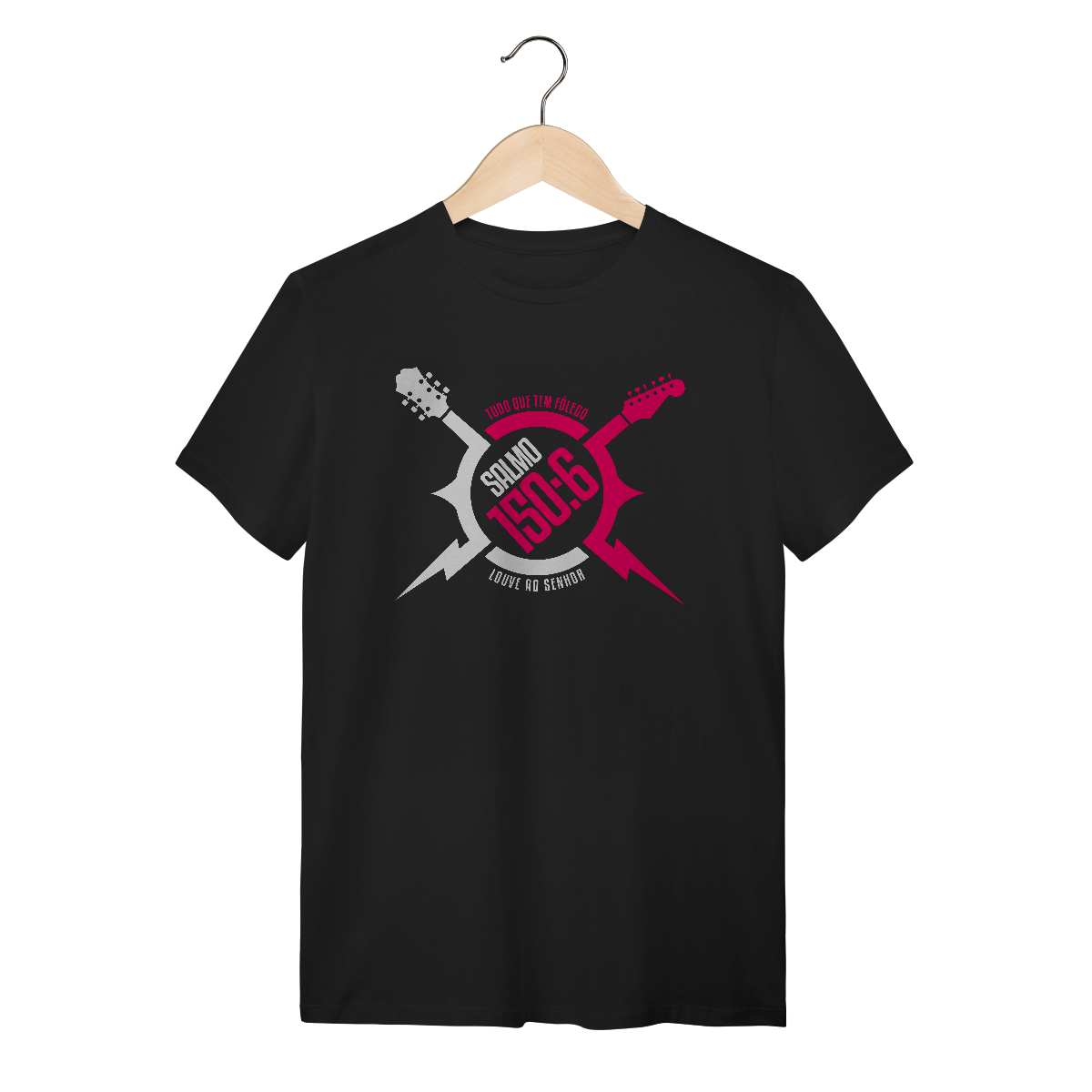 Nome do produto: Camiseta masculina - Salmo 150:6