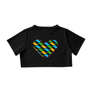 Amo São Paulo - Cropped Feminino