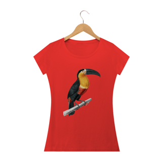 Nome do produto Tucano-bico-preto - Camisa feminina