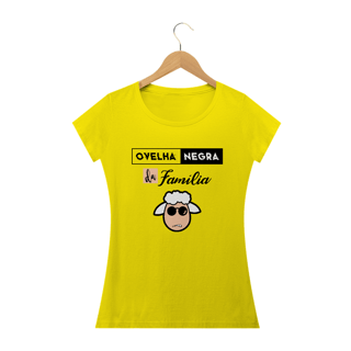 Nome do produto T-Shirt Ovelha Negra da Família Color Femin.