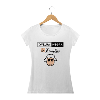 Nome do produto T-Shirt Ovelha Negra da Família Color Femin.