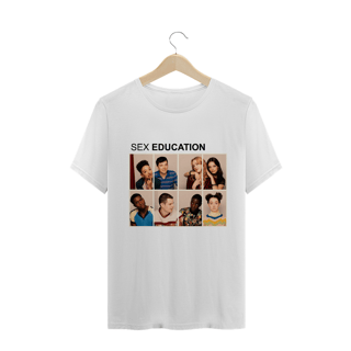 Nome do produto Camiseta Colagem Sex Education - Masc.