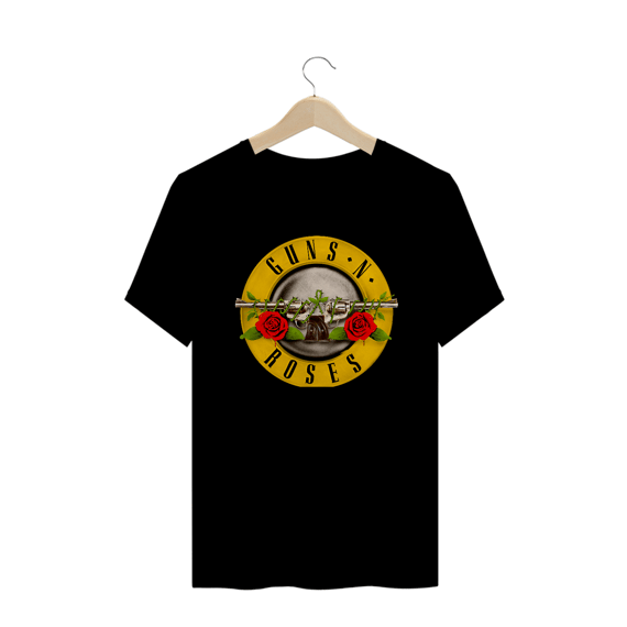 Camiseta Logo Guns N' Roses - Masc.