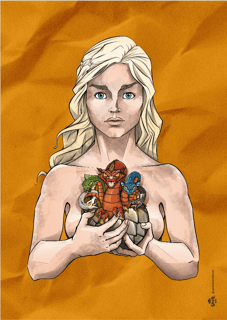 Nome do produto Mother of the Dragons<br>[Pôster]</br>