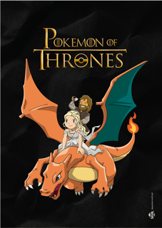 Nome do produto Pokemon of Thrones<br>[Pôster]</br>