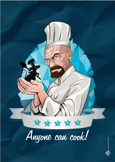 Nome do produto Qualquer um Pode Cozinhar<br>[Pôster]</br>