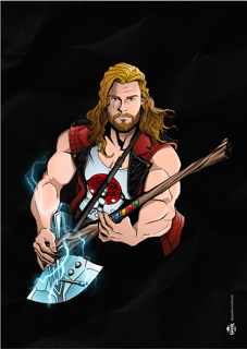 Nome do produto Thor Hero<br>[Pôster]</br>