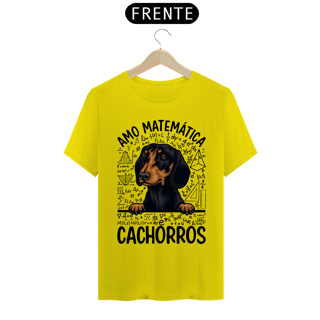 Nome do produto AMO MATEMÁTICA E CACHORROS [13]
