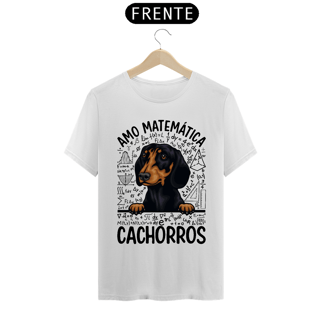 Nome do produto AMO MATEMÁTICA E CACHORROS [13]