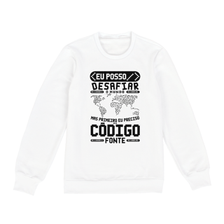 Nome do produto CÓDIGO FONTE [3] [MOLETOM UNISSEX]