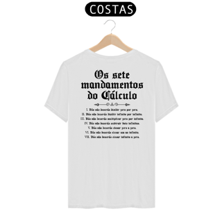 Nome do produtoOS SETE MANDAMENTOS DO CÁLCULO [2] [COSTAS]
