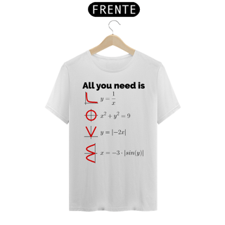 Nome do produto ALL YOU NEED IS LOVE 1 - PIMA [UNISSEX]