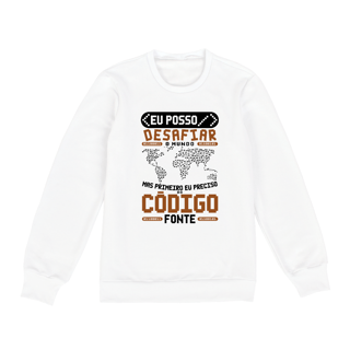 Nome do produto CÓDIGO FONTE [2] [MOLETOM UNISSEX]