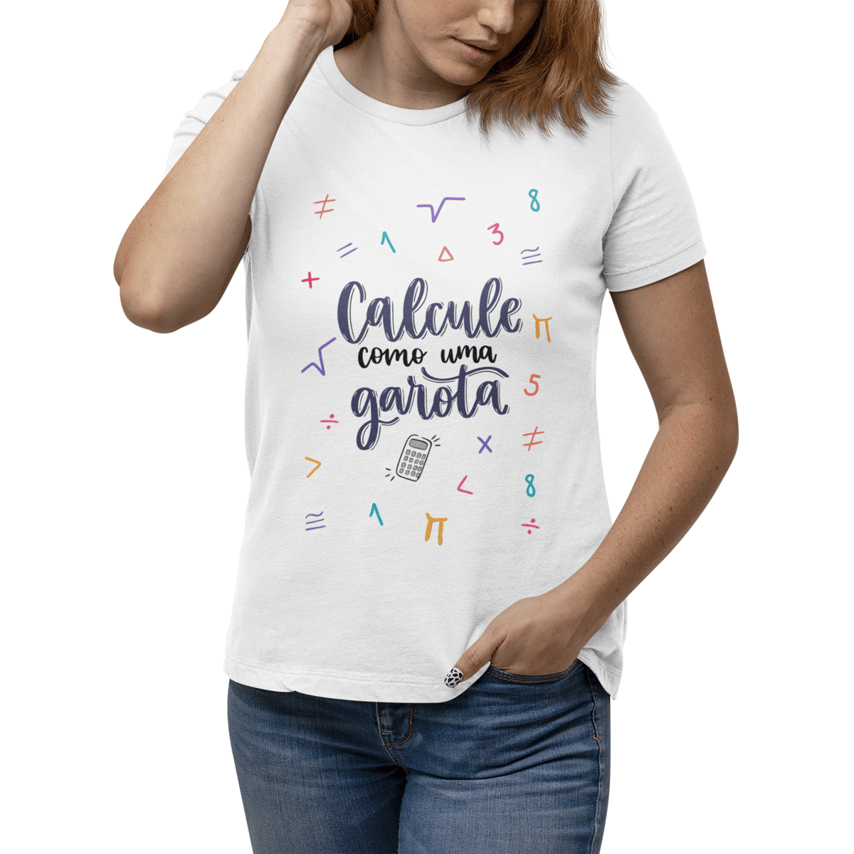 Nome do produto: CALCULE COMO UMA GAROTA [UNISSEX]