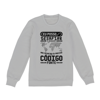 Nome do produto CÓDIGO FONTE [3] [MOLETOM UNISSEX]