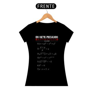 Nome do produto0S 7 PECADOS MATEMÁTICOS - PIMA [BABY LONG]