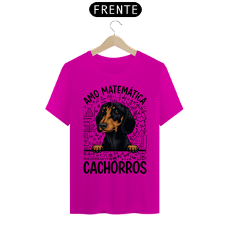 Nome do produto AMO MATEMÁTICA E CACHORROS [13]
