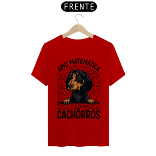 Nome do produto AMO MATEMÁTICA E CACHORROS [13]