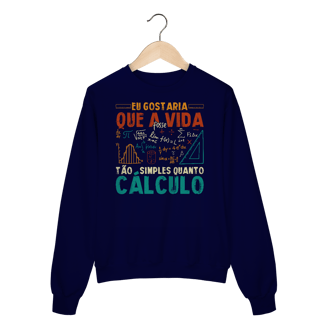 Nome do produto SIMPLES COMO CÁLCULO [6.3 PT-BR][MOLETOM UNISSEX]
