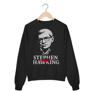 Nome do produtoSTEPHEN HAWKING 1 - FRENTE [MOLETOM UNISSEX]