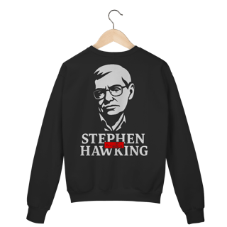Nome do produtoSTEPHEN HAWKING 1 - COSTAS [MOLETOM UNISSEX]