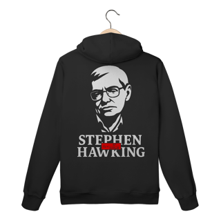Nome do produtoSTEPHEN HAWKING 1 - COSTAS [MOLETOM CANGURU]