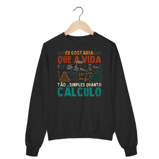 Nome do produto SIMPLES COMO CÁLCULO [6.3 PT-BR][MOLETOM UNISSEX]