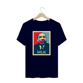 Nome do produto MLK Obama Postrer Style - T-shirt Quality