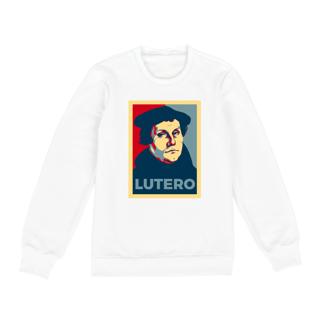 Nome do produto Lutero em Obama Poster Pop Art - Moleton Fechado Unissex
