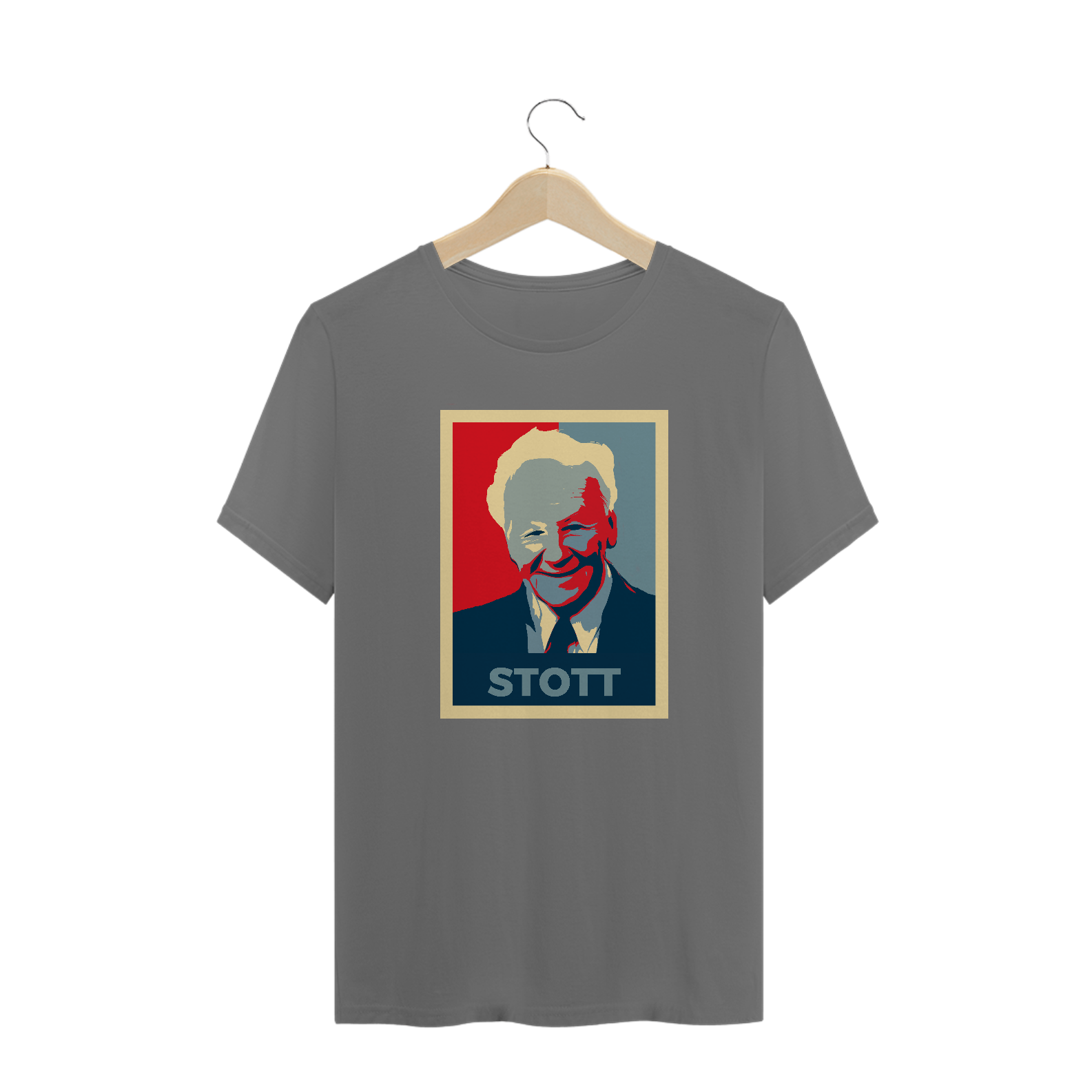 John Stott em Obama Poster Pop Art - Estonada