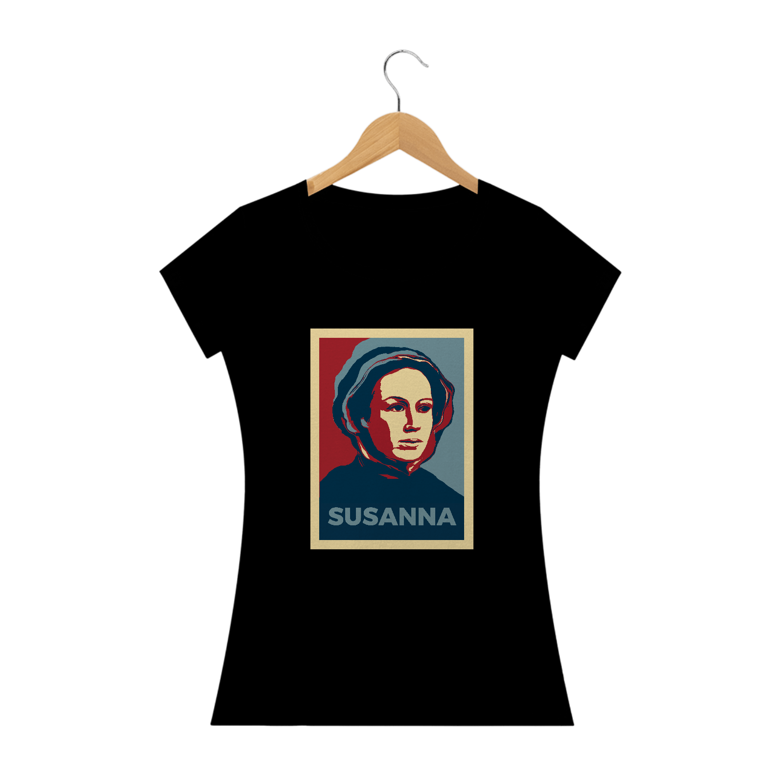 Susanna Wesley em Obama Poster Pop Art Style - Baby Long Prime