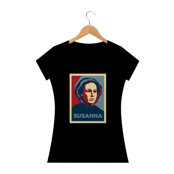 Susanna Wesley em Obama Poster Pop Art Style - Baby Long Prime