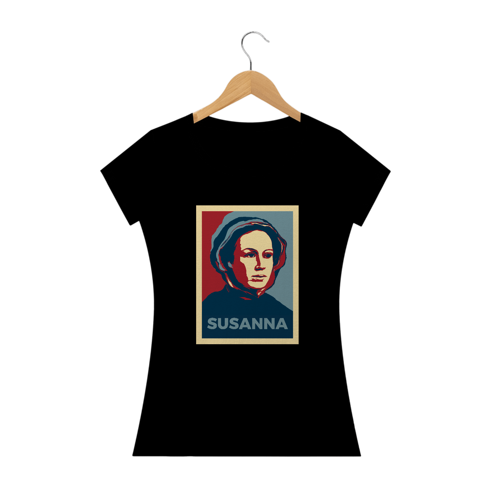 Susanna Wesley em Obama Poster Pop Art Style - Baby Long Quality