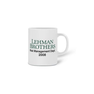 Nome do produto CANECA LEHMAN BROTHERS: RISK DEPT.