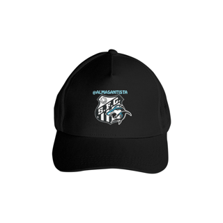 Nome do produto Alma Santista logo tubarão preto