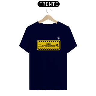 Nome do produto Camiseta Educa Áudio Cuidado! 