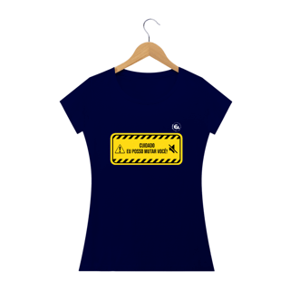 Nome do produto Camiseta Educa Áudio Cuidado  Baby Long