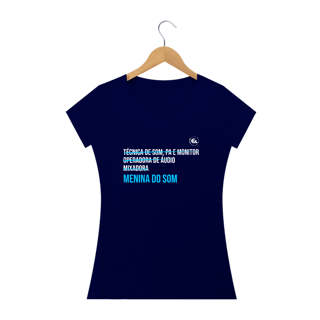 Nome do produto Camiseta Educa Áudio Menina do som Baby Long