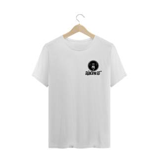 Camiseta Silêncio no Set I | Branca | Cinza