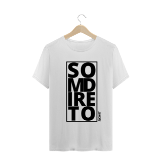 Nome do produto Camiseta Som direto II | Branca | Cinza