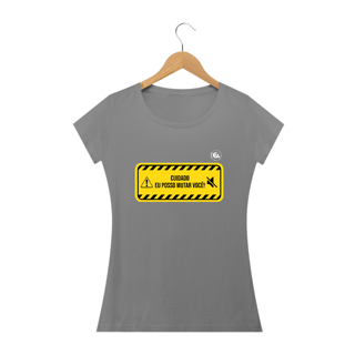 Nome do produto Camiseta Educa Áudio Cuidado  Baby Long