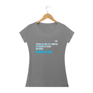 Nome do produto Camiseta Educa Áudio Menina do som Baby Long