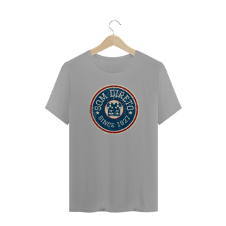 Nome do produto Camiseta Som direto Since 1927 | Branca | Cinza