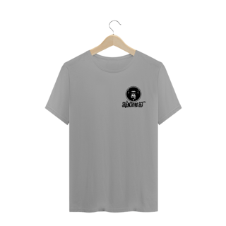 Nome do produto Camiseta Silêncio no Set I | Branca | Cinza