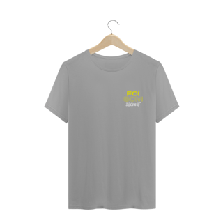 Nome do produto Camiseta Foi Som | Preta | Cinza