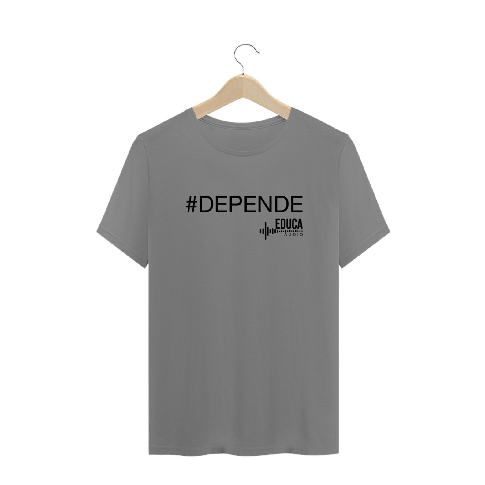 Camiseta Educa Áudio #DEPENDE III - Plus Size