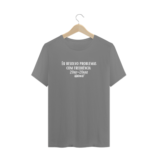 Nome do produto Camiseta Plus Size Eu resolvo problemas com frequência 