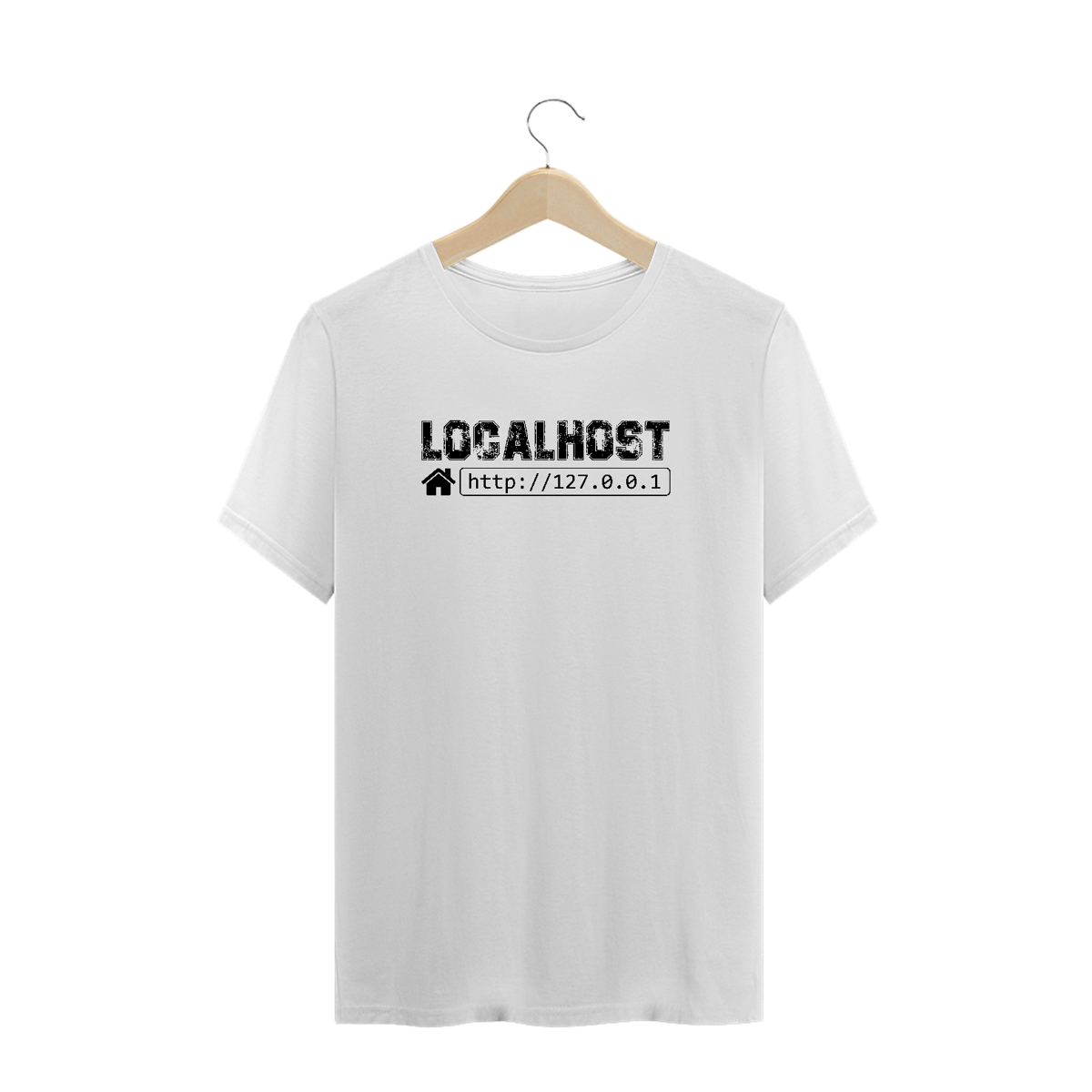 Nome do produto: CAMISETA LOCALHOST BRANCA