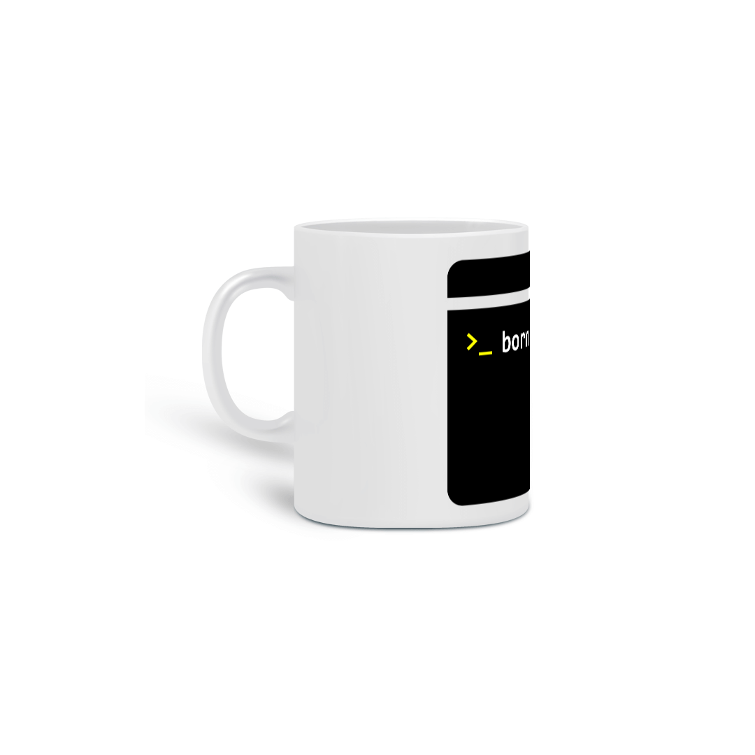Nome do produto: CANECA BORN TO BE ROOT