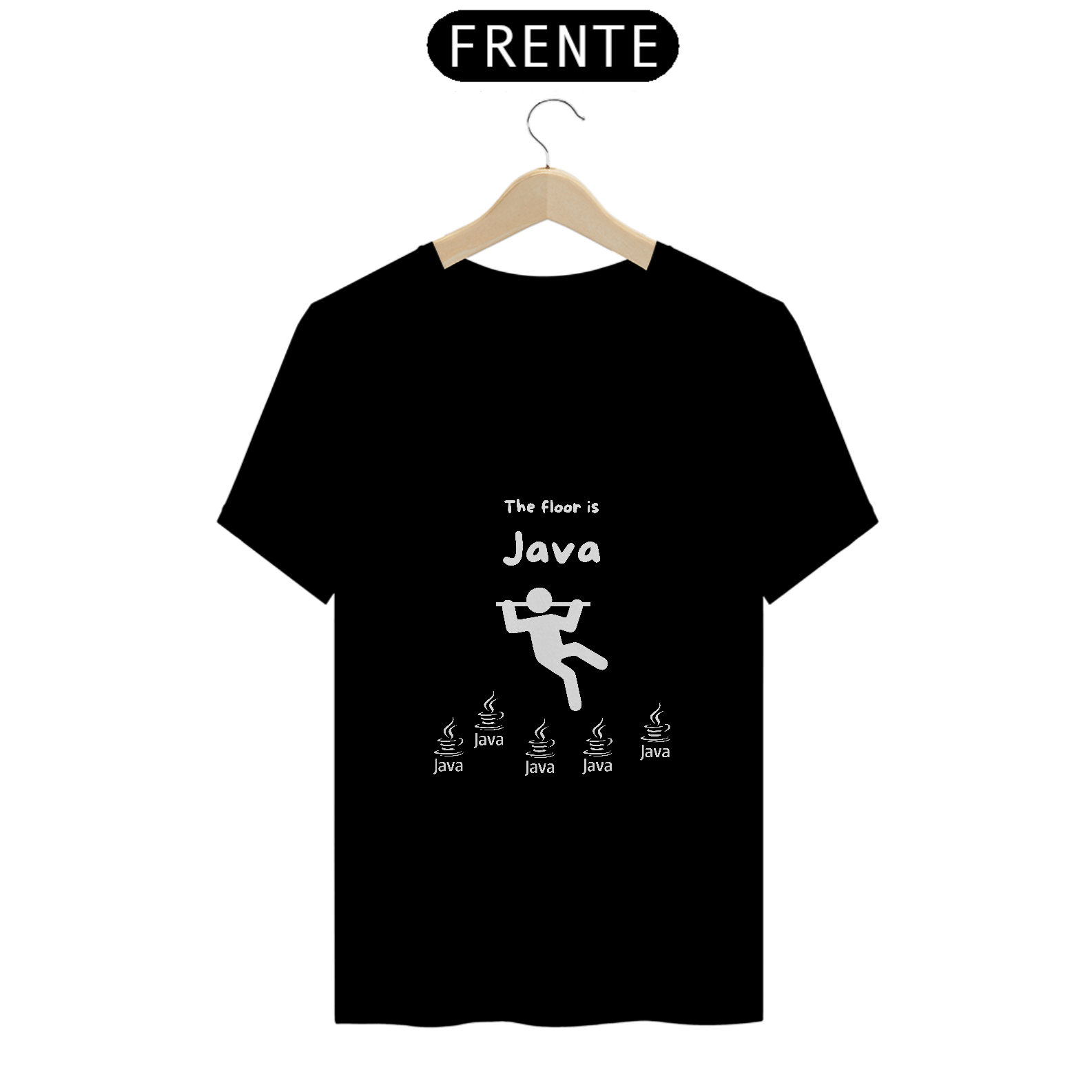 CAMISETA THE FLOOR IS JAVA 2